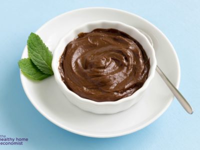 homemade chocolate pudding