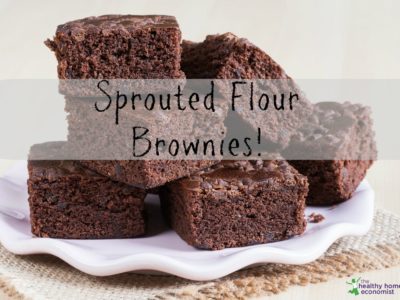 sprouted flour brownies