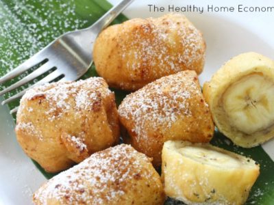 paleo banana fritters recipe