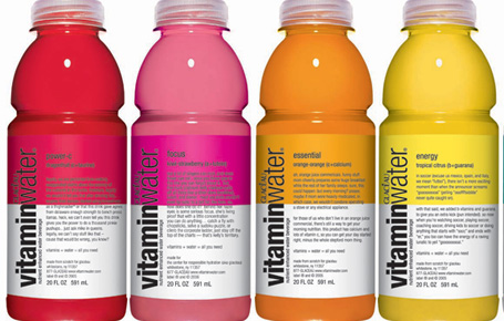 vitaminwater is just soda without the fizz