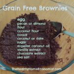 grain free brownies in bowl