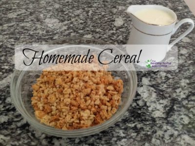 homemade cereal, cereal recipe