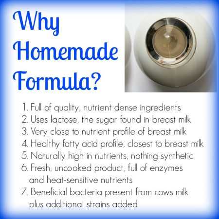 reasons why homemade formula is best
