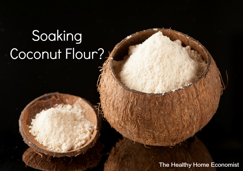 soaking coconut flour
