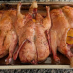 duck in roasting pan