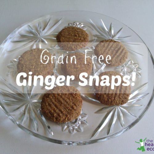 Grain Free Ginger Snaps Recipe The Healthy Home Economist