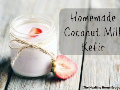 Homemade Coconut Milk Kefir Recipe (+ VIDEO)