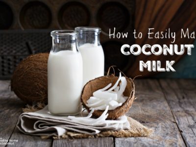 Easy RAW Homemade Coconut Milk Recipe (+ VIDEO)