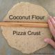 coconut flour pizza crust