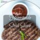 homemade steak sauce