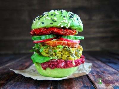 raw veganism burger