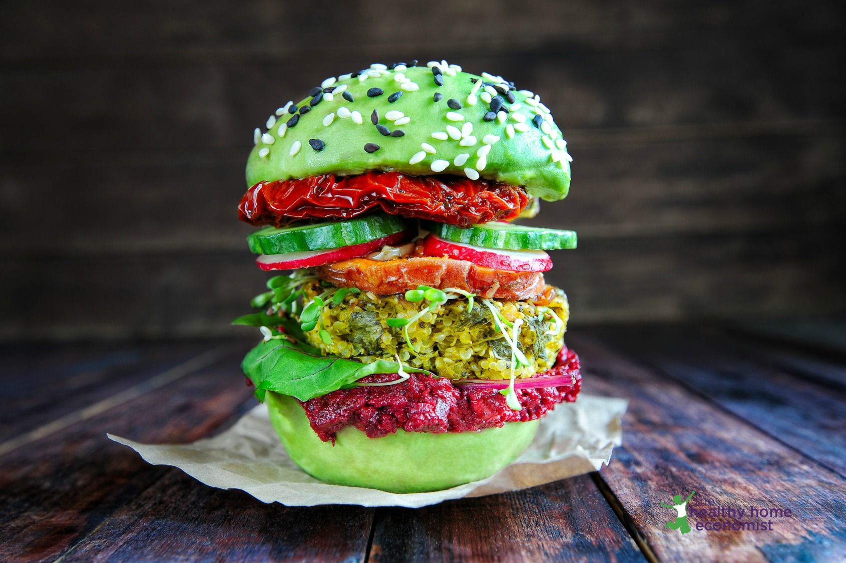 raw veganism burger