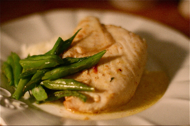 pan fried halibut