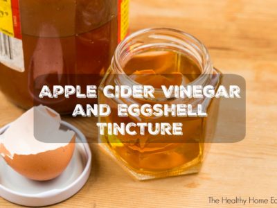 apple cider vinegar tincture recipe