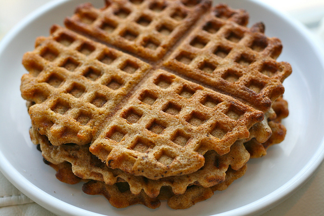 waffles made of grain