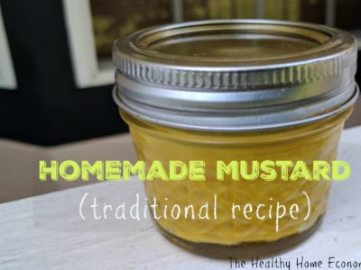homemade mustard