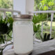 homemade limewater in mason jar