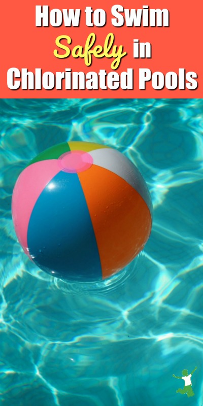 beach ball floating in a swimming pool