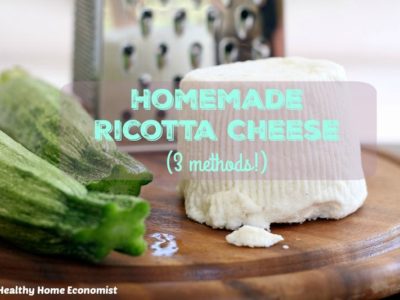 homemade ricotta