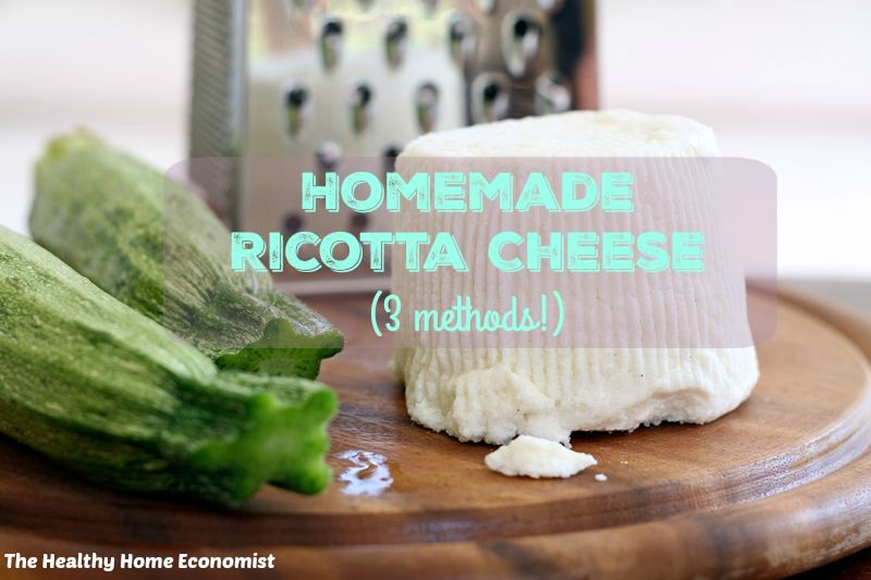 homemade ricotta