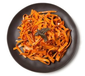 sweet potato pasta, sweet potato linguine