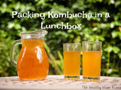 Traveling with Kombucha and Packing it Safely in a Lunchbox