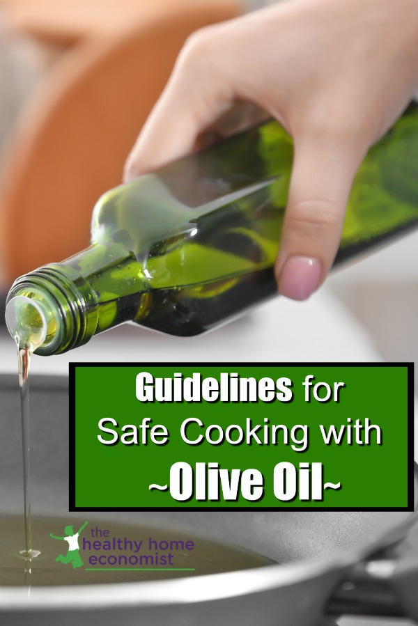 bottle of olive oil in the kitchen