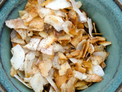 coconut chips, snack chips recipe