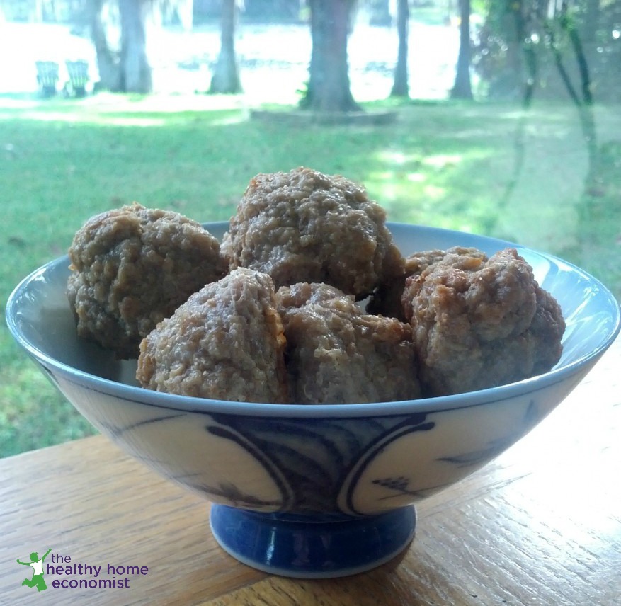 pork meatballs recipe, pastured pork recipes