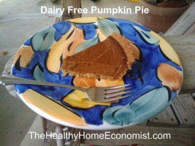 Dairy Free Pumpkin Pie (VIDEO Tutorial)