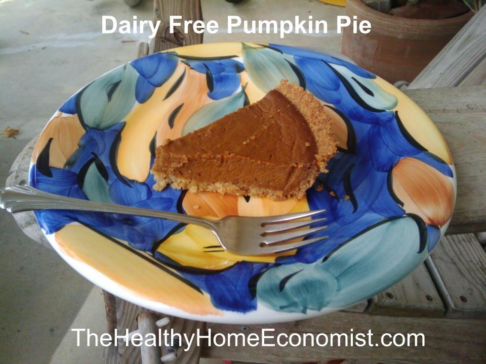 dairy free pumpkin pie video