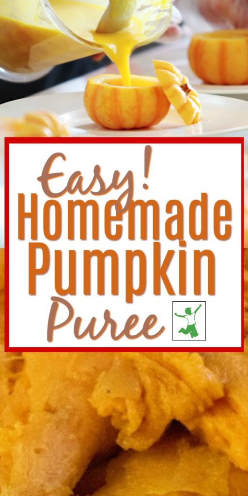 easy diy pumpkin puree in a bowl