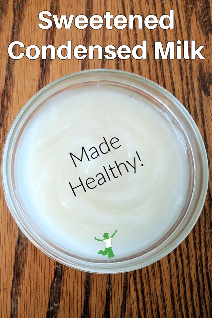 DIY sweetened condensed milk in bowl