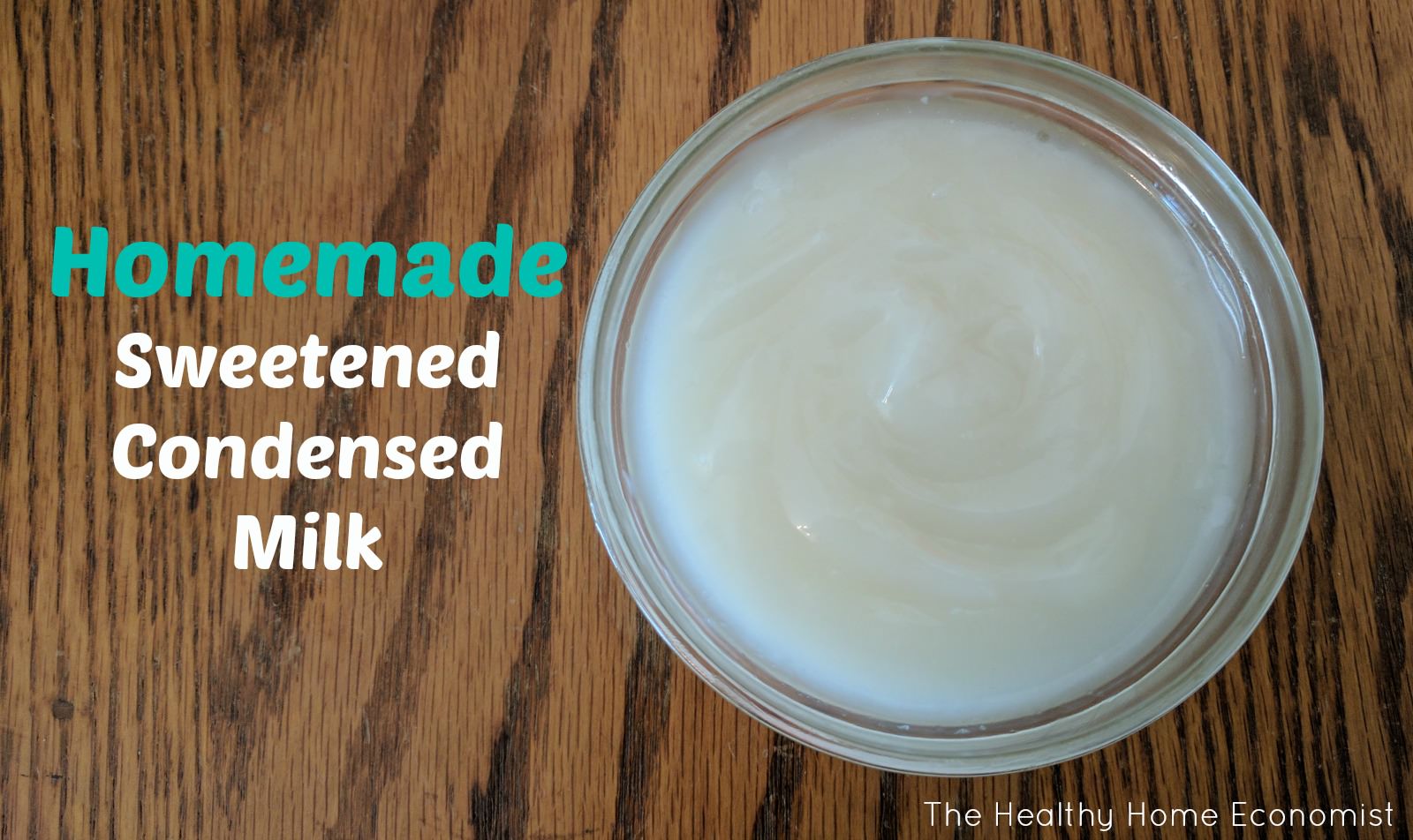 sweetened condensed milk recipe