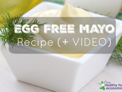 Egg Free Mayonnaise Recipe and Video How-to