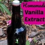 vanilla extract in a bottle