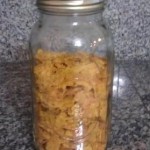 corn flakes in a jar