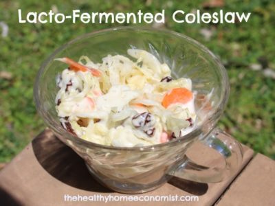Probiotic Loaded Fermented Coleslaw