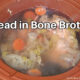 simmering pot of lead-free bone broth