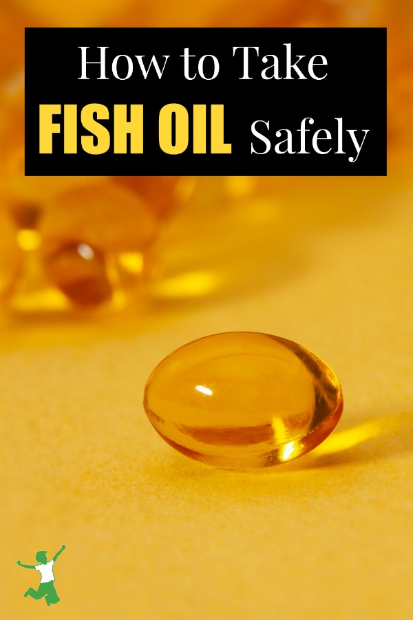 fish oil capsule on a table