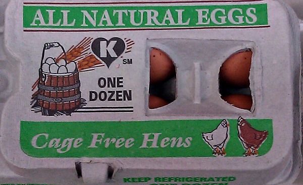 cage free carton