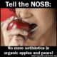 Antibiotics in Organic Apples and Pears to End?