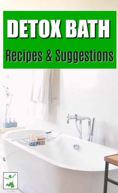 white bathtub with cleansing bath ingredients on a metal rack