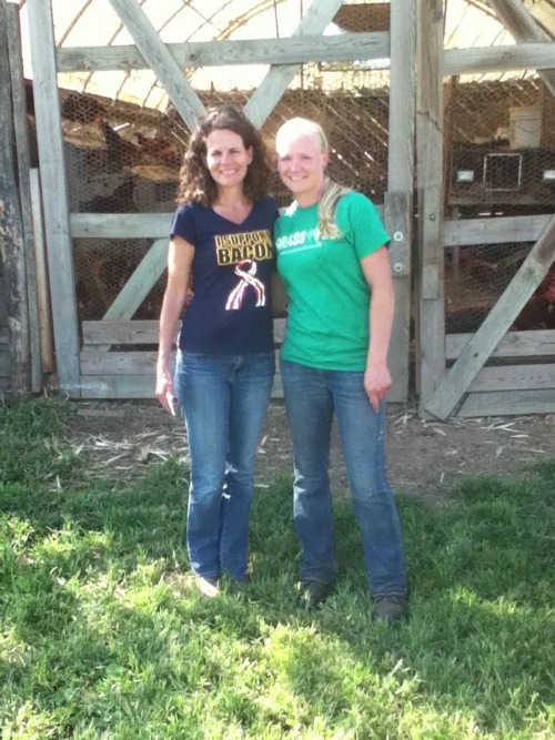 Jubilee and Sarah at the Raken house