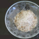 homemade seasoning salt in a crystal bowl