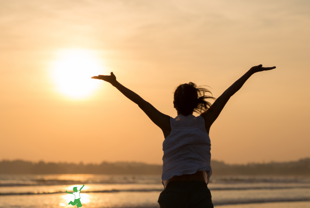 woman celebrating completing the GAPS Diet in record time