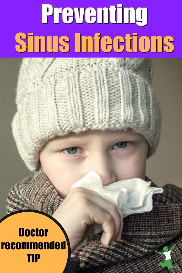 boy with a preventable sinus infection