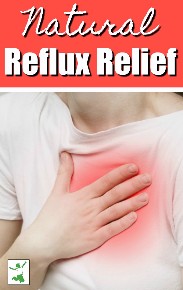 woman with reflux using easy remedy