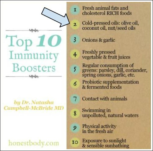 healthiest oils immune system boosters