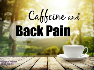 coffee and back pain
